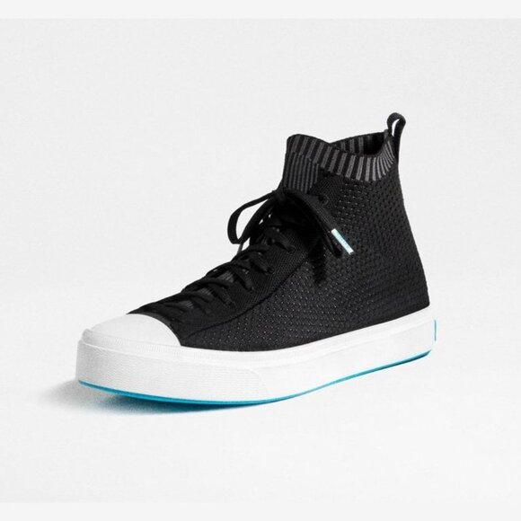 NEW Native Women Unisex Jefferson 2.0 High Top Knit Slip On Active Sneaker - Picture 1 of 9